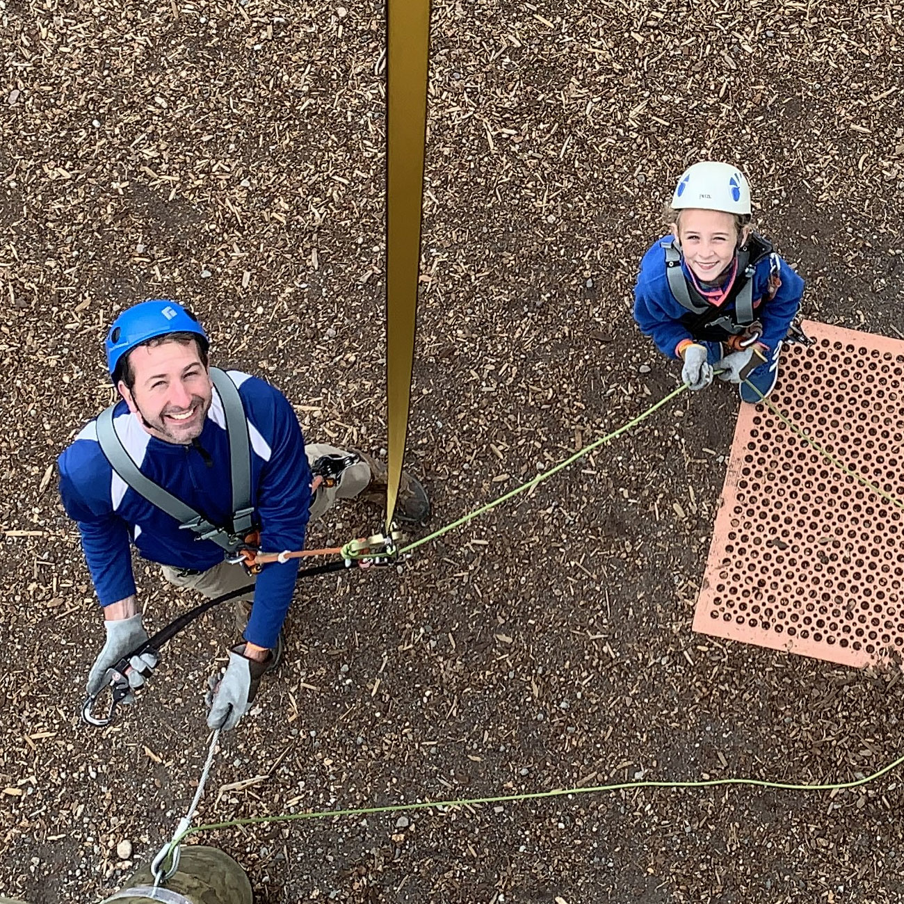 ziplines-west-yellowstone-dad-daughter