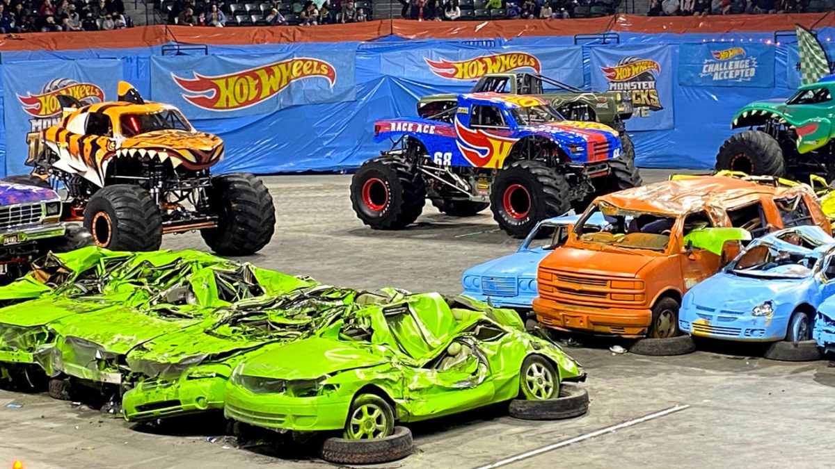 hot wheels arena show multicolor cars