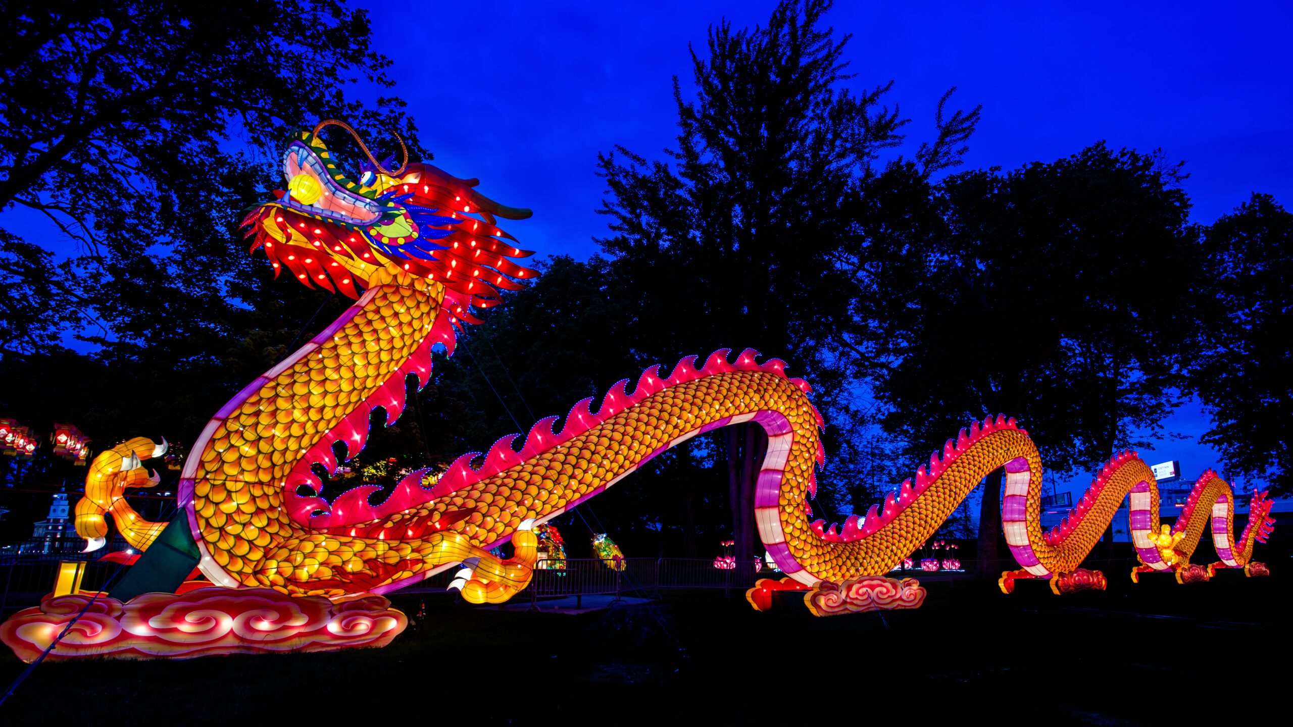 Philadelphia Chinese Lantern Festival in Franklin Square Philadelphia