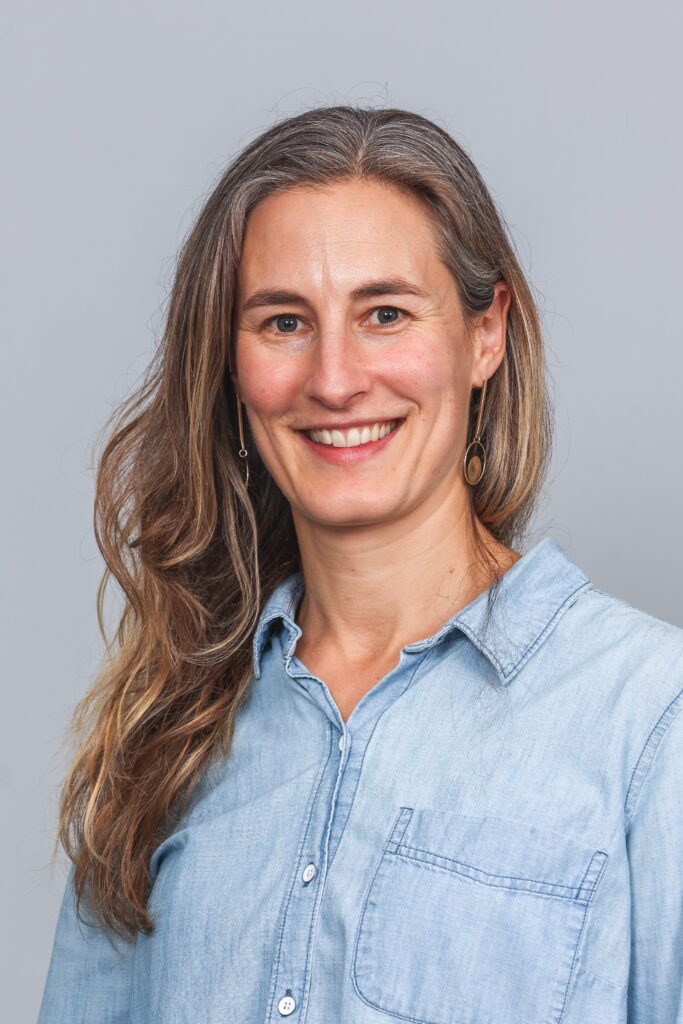 head shot blue shirt