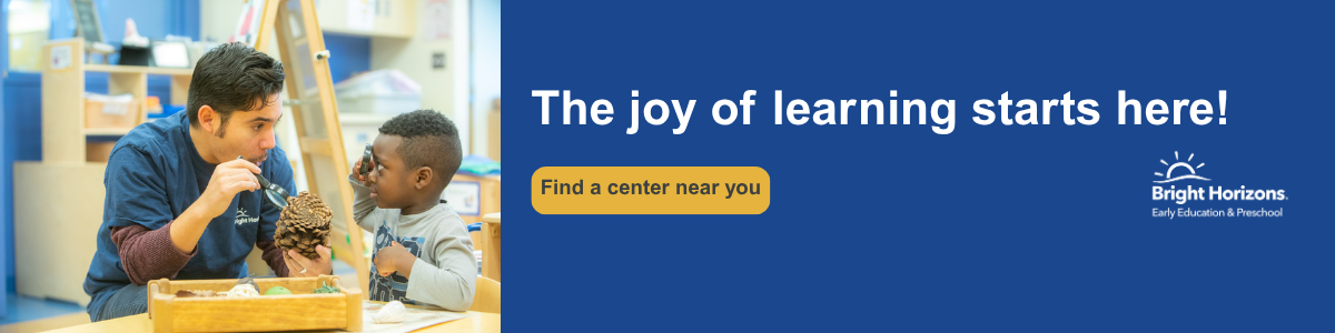 Banner ad for Bright Horizons showcasing their Philadelphia Locations