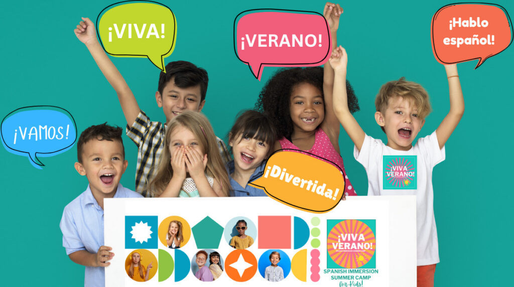 Kids with Viva Verano Banner