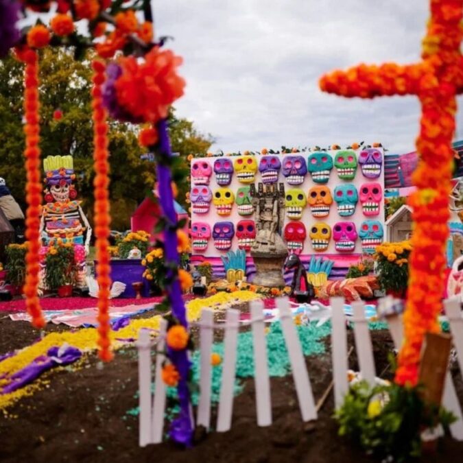 Dia de los Muertos Celebration in FDR Park in Philadelphia.