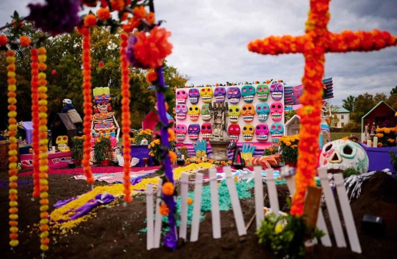 Dia de los Muertos Celebration in FDR Park in Philadelphia.
