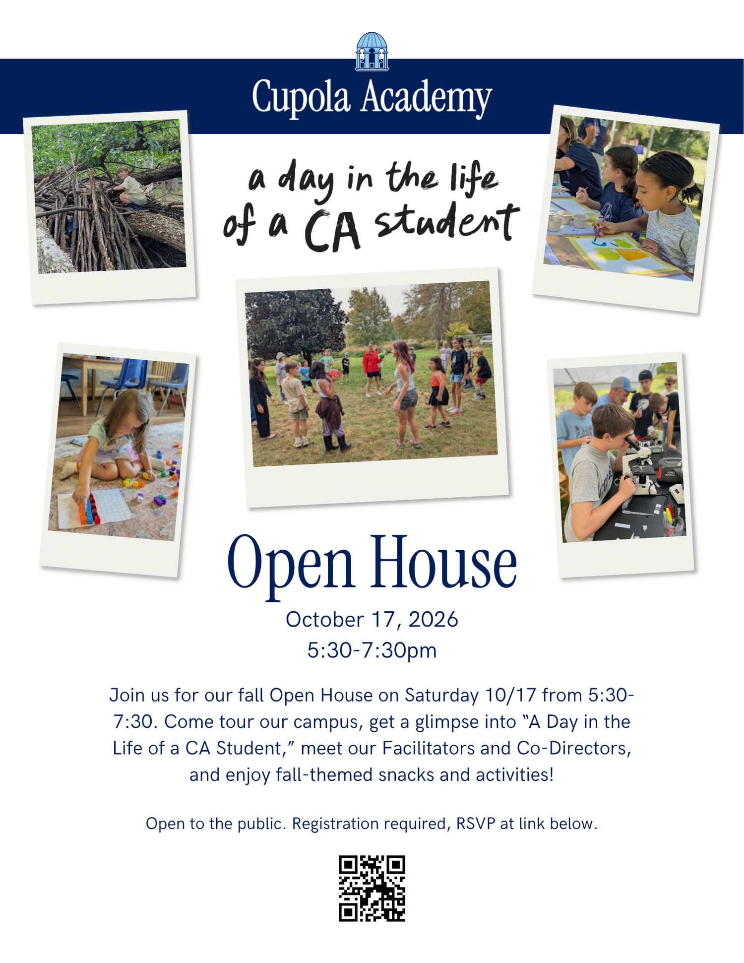 Cupola Academy Open House