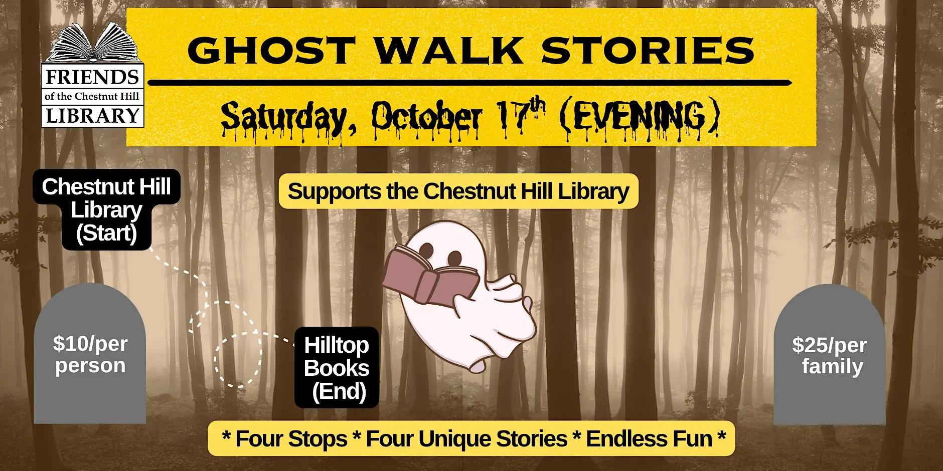 Chestnut Hill’s Ghost Walk Stories